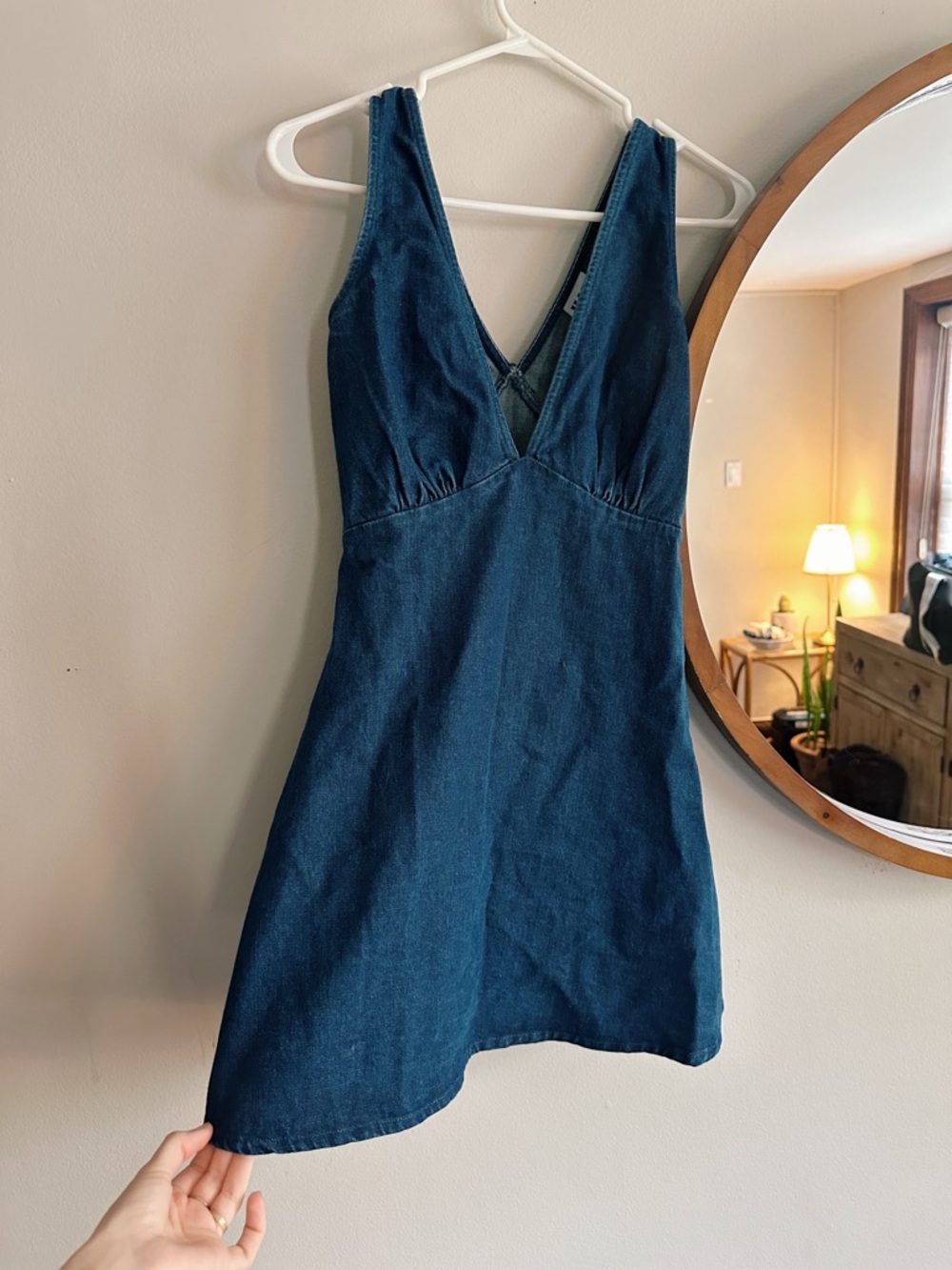 Boathouse denim dress